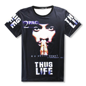 New Fashion Mens T Shirt Hip Hop